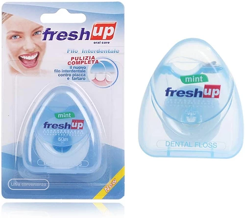 Fresh Up Oral Care Dental Floss Mint 50m (Factory Sealed) by OHG