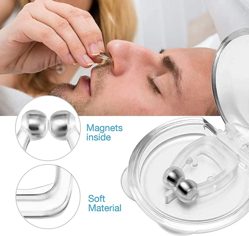 Silicone Magnetic Anti Snore Nose Clip