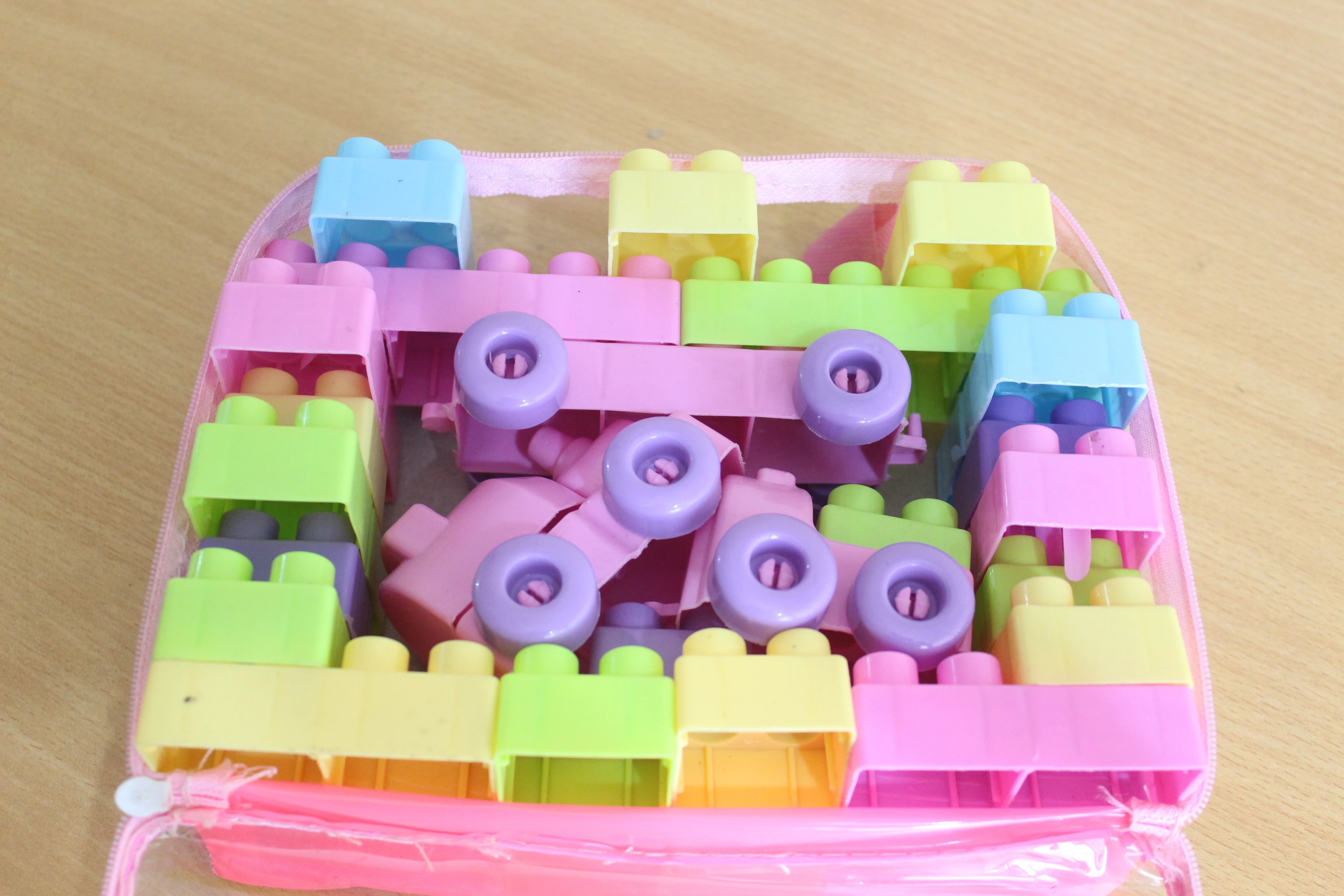 Plastic blocks set for baby