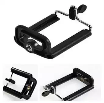 Tripod Mobile Holder Clip - Black