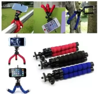 (GEARBEST) Mini Flexible Tripod with Mobile Phone Holder