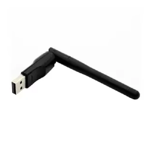 Hi Speed Alfa Net Wifi Fixed 3Dbi Antenna Wireless-N USB Adapter Model-W007 - Black