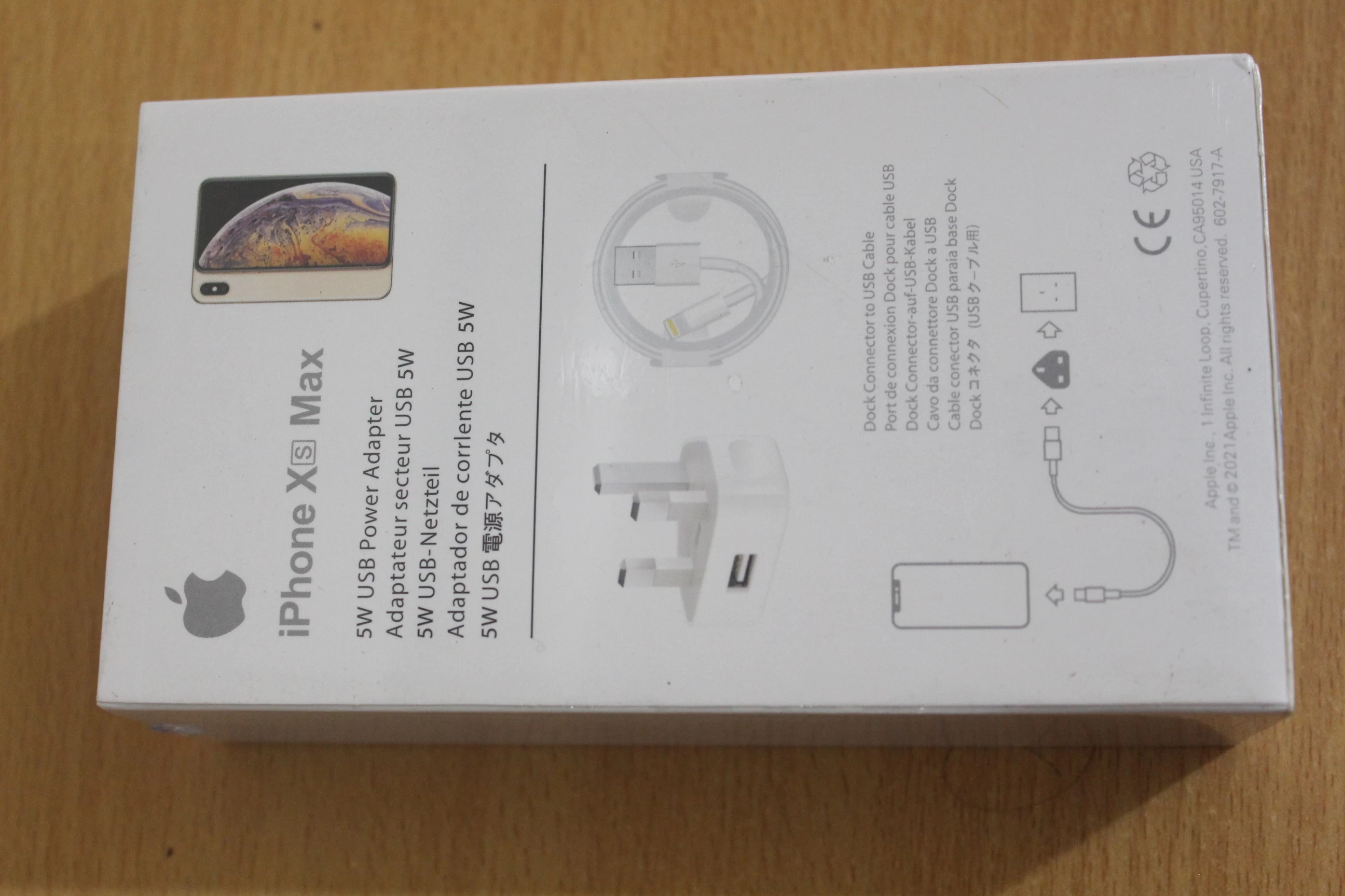 3 Pin iPhone Xs Max 5w USB Power Adapter | Charger