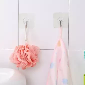 10 PCS Wall Hanger Clothes Hook Waterproof Sticky Hook
