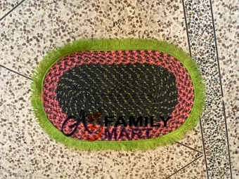 Multi-Colour Floor Cotton Cloth Paposh, Living Room & Bedroom Floor Mats Hall Door Soft Paposh-1 Pcs