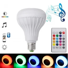 Bluetooth Speaker RGB Changing Color Lamp with Remote Control