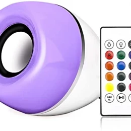 Bluetooth Speaker RGB Changing Color Lamp with Remote Control