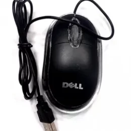 B100 Dell 3-Button Optical Wheel USB Wired Mouse