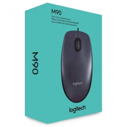 Logitech M90 Optical PC / Mac / Laptop - Black USB Mouse