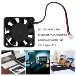 Brushless VGA Graphics Card Cool Cooler Fan DC 12V 4CM 2 Pin