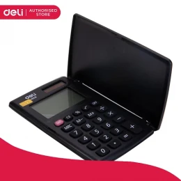 Pocket Calculator - 8 Digit - Black Color Deli E39219