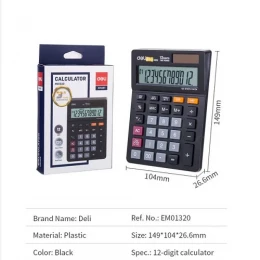 Deli M01320 Calculator - 12 Digit