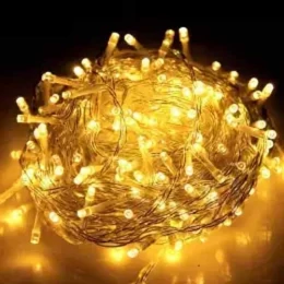 Fairy Decorative Light 100 Led- Golden, Weeding Festival Party 33 Feets water proof Led Light.