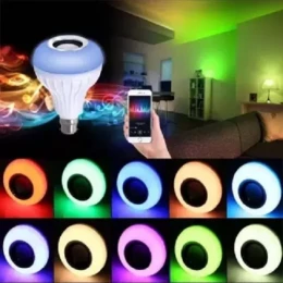 Led remote control music bulb Bulb, with Bluetooth Speaker, With Remote Controller