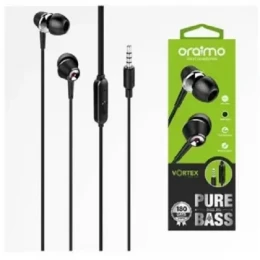 Oraimo Vortex 2 In Ear Earphone Bass Boost HD Mic Headphone