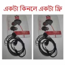 OnePlus Stereo Earphone Free Your music buy 1 get 1 free
