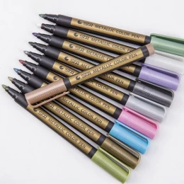 Keep Smiling Metallic Colour pen 10 pcs set