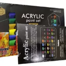 24 Colors Acrylic Paints Set to Paint Crafts Acrylic Painting Graffiti for Kids and Artist Paint Techniques for Beginners, Tube Set for Professional painting