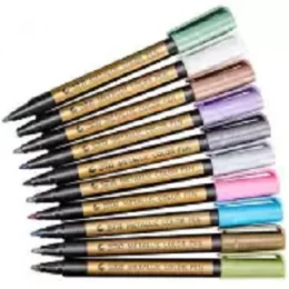 Keep Smiling Metallic Colour pen 10 pcs set