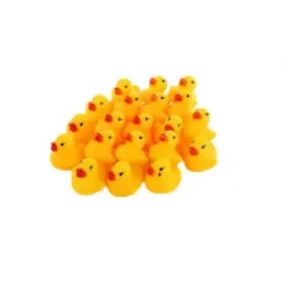 Set Of Mini Duck Bath Toys Squeezing Music Baby Play