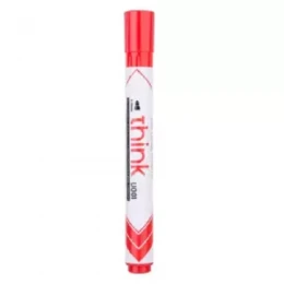 Deli Writing Instrument Dry Erase Marker Whiteboard Marker RED EU00140 - 2 Pcs