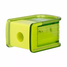 Deli Pencil Sharpener, Assorted Colors (ER00400) - 2 Pcs