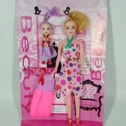 Beautiful Barbie Doll 2 Pis - Pink