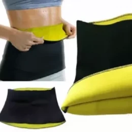 Sweat Slim Belt- Black and Yellow