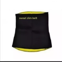 Sweat Slim Belt- Black and Yellow