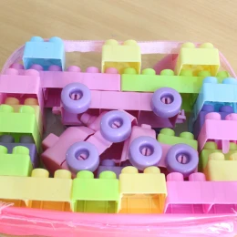 Plastic blocks set for baby