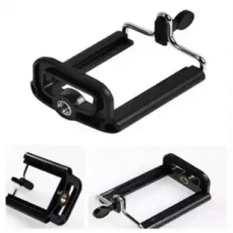 Tripod Mobile Holder Clip - Black