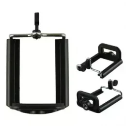 Camera Stand Clip Bracket Holder Tripod Monopod Mount Adapter for Mobile Phone with Silicon Gel top / tripod mount holder