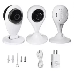 360-degree tracking network wifi home 1080P hd camera baby monitor night vision version small water droplets smart surveillance camera