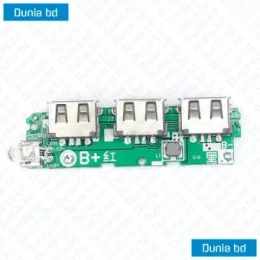 Power Bank Circuit 3 USB 5V 2A 1A Lithium Li-ion 18650 Battery Charging Board LED Indicator