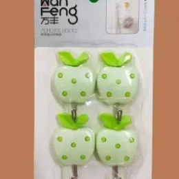 Exclusive Apple Shape Wall Hooks-4Pcs