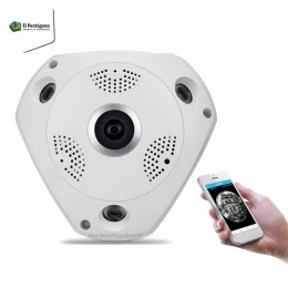 2MP Panoramic WiFi Camera HD VR CAM 360 Degrees - White