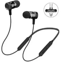 Metal Sports Bluetooth Headphone Sweat Earphone Magnetic Earpiece