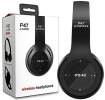 P47 Bluetooth Headphone with SD Card Slot