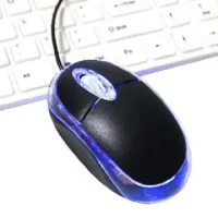 High Quality USB 2.0 3D LED Optical Wheel Wired Mouse