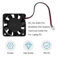 Brushless VGA Graphics Card Cool Cooler Fan DC 12V 4CM 2 Pin