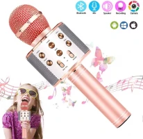 Wireless   Bluetooth Karaoke Microphone ws 858, 3-in-1