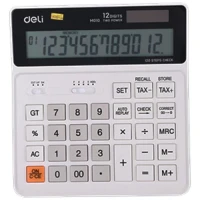 Deli Wide Desk Calculator - EM01010