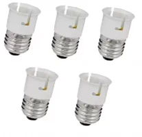 5 pcs Bulb Base Socket (E27 To B22) Converter Adapter