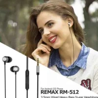 REMAX RM 512 High Performance Wired In Ear Earphone Stereo with Mic, 3.5mm