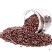 Black color Rice / Chocolate Rice / pearls / Sprinkle / Cake Decoration / Sugar Ball. 100 gm