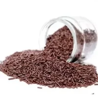 Black color Rice / Chocolate Rice / pearls / Sprinkle / Cake Decoration / Sugar Ball. 100 gm