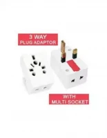 3 Pin Multi Socket 13 AMP plug Adapter