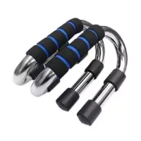 Combo Pack of 2 Pieces Push Up Bar - Silver and Black