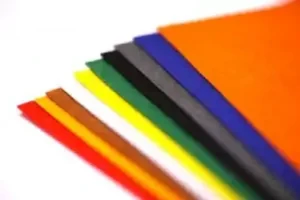 A4 Assorted Colour Felt Sheets Velvet Paper Craft