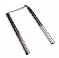 Steel Nunchaku - Silver